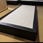 Losse boxspring, zwart